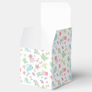 Ballotins Kawaii Baby Shower Sous l'Océan Pastel Neutre