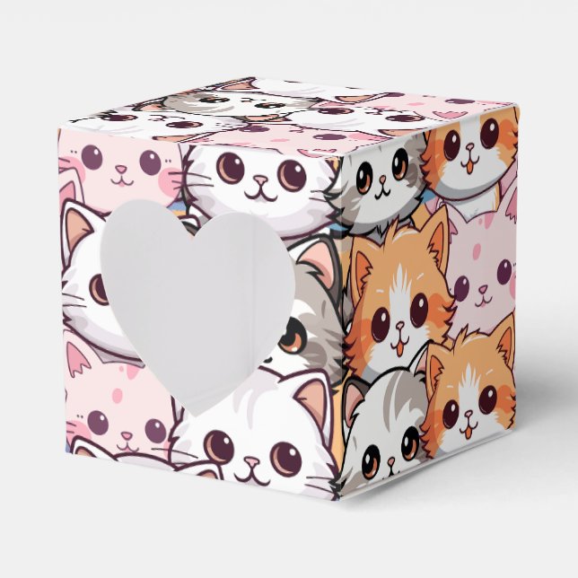 Ballotins Kawaii Chat félin Kitten visage animal de compagni (Verso)