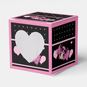 Ballotins Kawaii Girl PinkP - Coeurs roses noires tendance