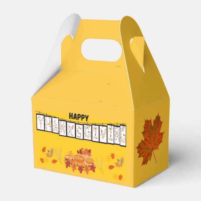 Ballotins KC Thanksgiving Ballotin - Jaune (Verso)