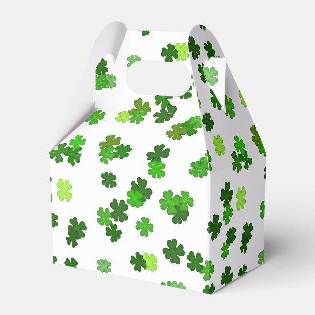 Ballotins Kelly green "Shamrocks en train de tomber" (Verso)