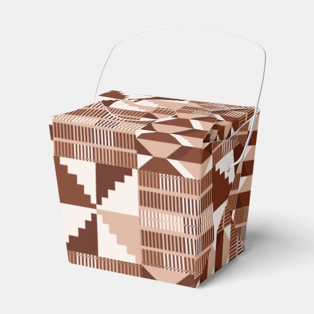Ballotins Kente Block - Terre cuite (Verso)