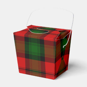Ballotins Kerr tartan rouge vert plaid