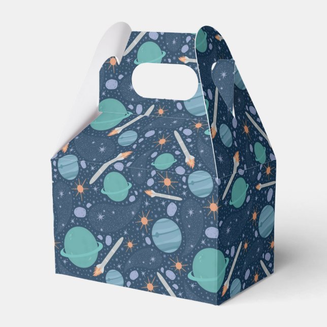 Ballotins Kids Rocket Ship Jupiter Saturn Planet Stars (Verso)