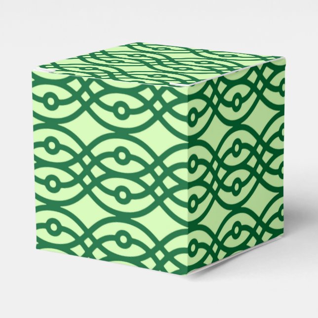 Ballotins Kimono, vert clair et vert foncé (Verso)