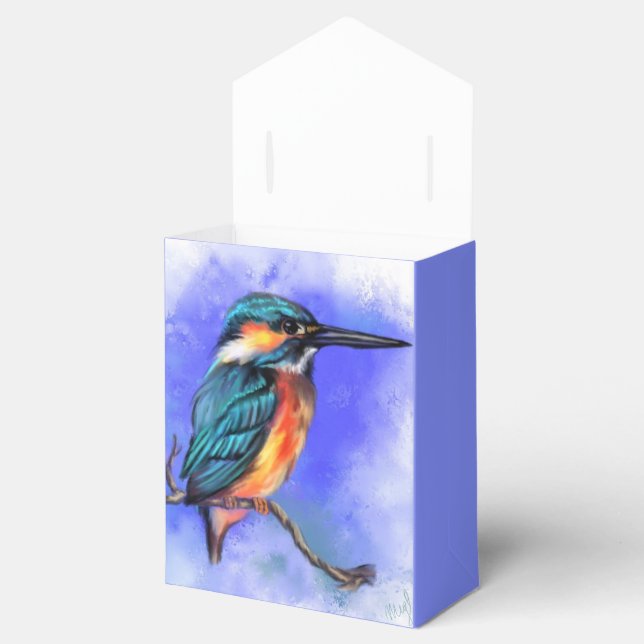 Ballotins Kingfisher Bird Ballotin - Personnalisable (Ouvert)