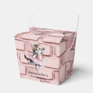Ballotins Kit de fête d'anniversaire pour fille avec chaton