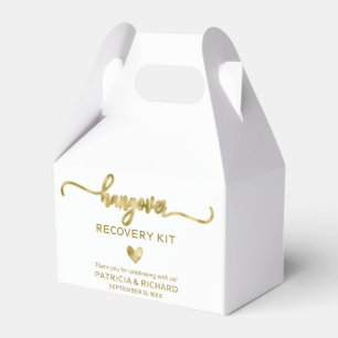 Ballotins Kit de gueule de bois de mariage calligraphié Cute