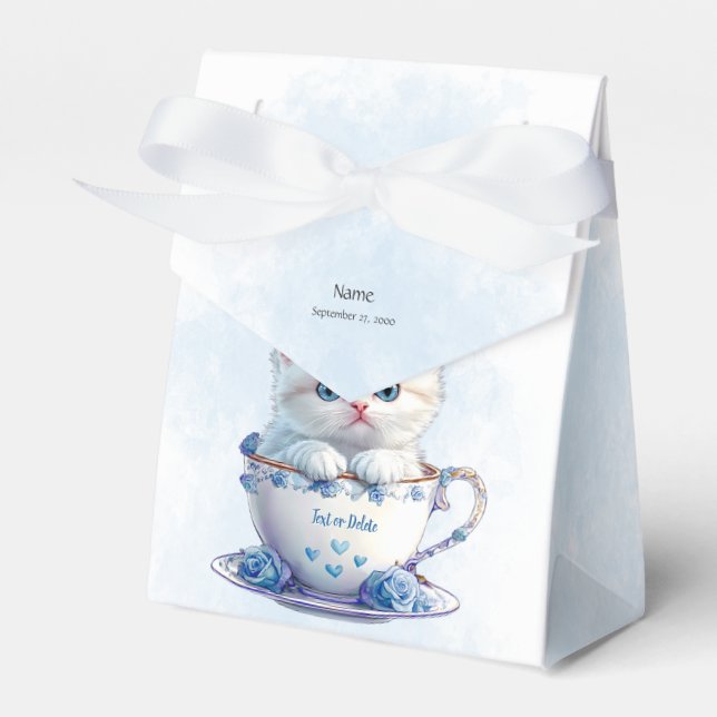 Ballotins Kitten en Ballotin bleu Coupe Fleurs (Verso)