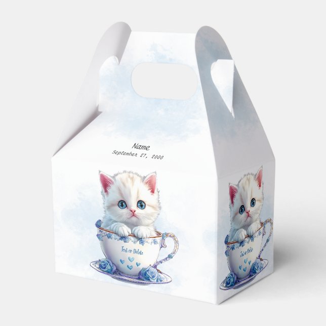 Ballotins Kitten en Ballotin bleu Coupe Fleurs (Verso)
