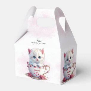 Ballotins Kitten en Coupe Ballotin Fleurs roses