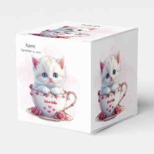Ballotins Kitten en Coupe Ballotin Fleurs roses