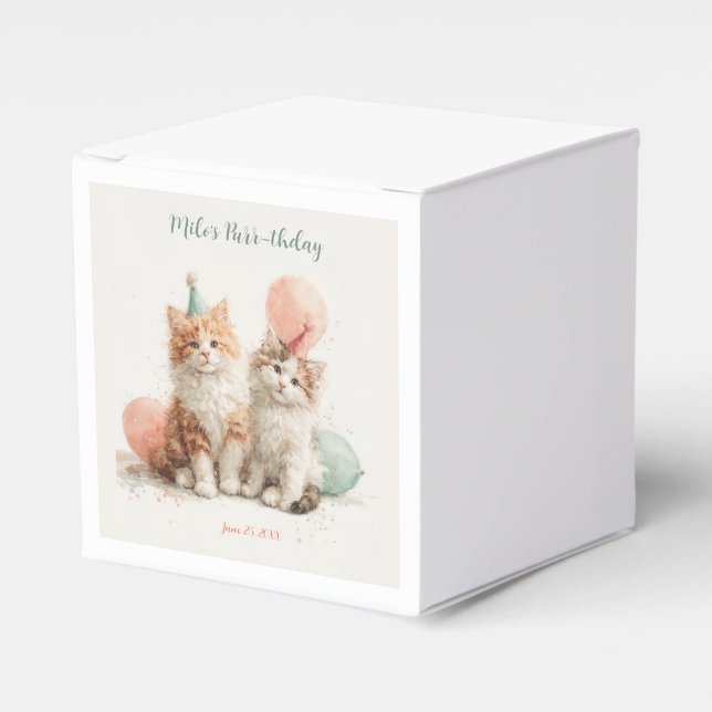 Ballotins Kitty Anniversaire Chat Mignon Kit De Aquarelle (Verso)