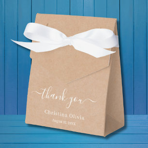 Ballotins Kraft papier pays rustique