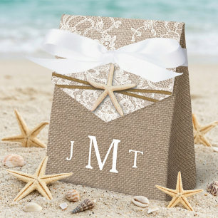 Ballotins La collection rustique de mariage Starfish Beach