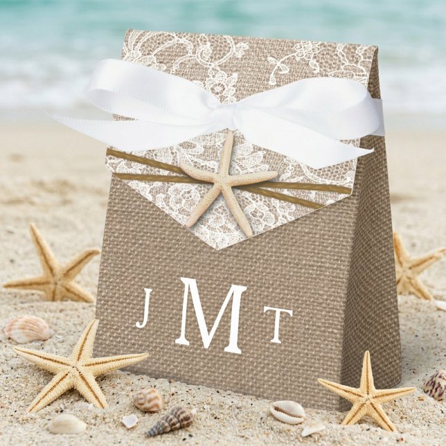 Ballotins La collection rustique de mariage Starfish Beach (Créateur téléchargé)