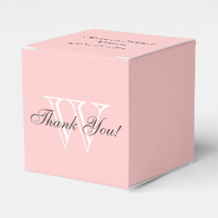 Ballotins La FAVEUR CHIC BOX_ " Merci" ROUGISSENT