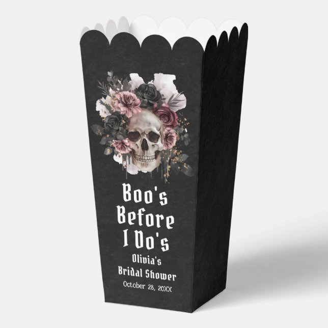 Ballotins La Fête des mariées de Floral Skull Boo avant moi (Recto)