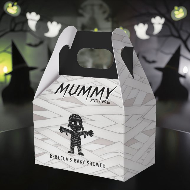 Ballotins La maman doit être le Baby shower d'Halloween (Mummy to Be Halloween Baby Shower Favor Boxes
)