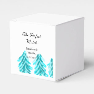 Ballotins La parfaite correspondance hiver pin bleu mariage