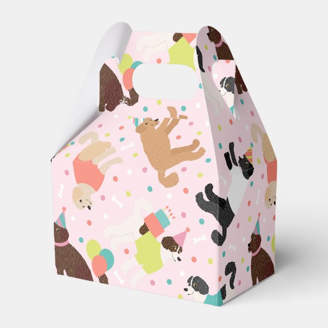 Ballotins Labradoodle / Goldendoodle Anniversaire Party (Verso)