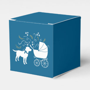 Ballotins Labrador Chien Baby shower Blue Boy Lab