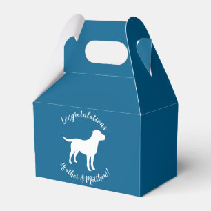 Ballotins Labrador Dog Baby shower Blue Boy Lab