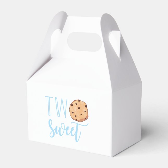 Ballotins Lait et biscuits bleu 2ème anniversaire deux doux (Verso)