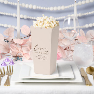 Ballotins L'amour de café est doux Popcorn pour enterrement