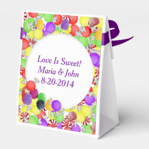 Ballotins L'amour est Ballotin de bonbons sucrés