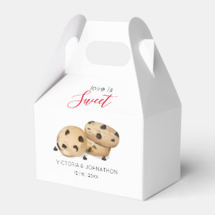Ballotins L'amour est sucré Cookie Wedding Favor Box