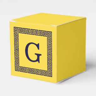 Ballotins L'ananas, la clé grecque #1 de bleu marine a