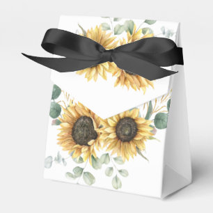 Ballotins Lancement de mariage au tournesol et eucalyptus aq