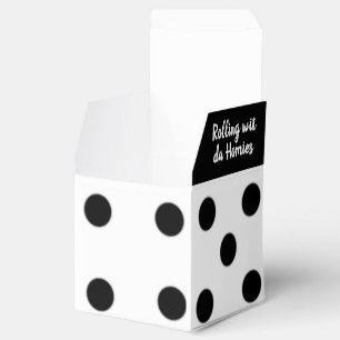 Ballotins Lancer les dés noirs et blancs