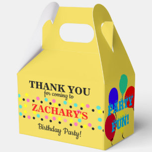 Ballotins L'anniversaire de pois monte en ballon le jaune