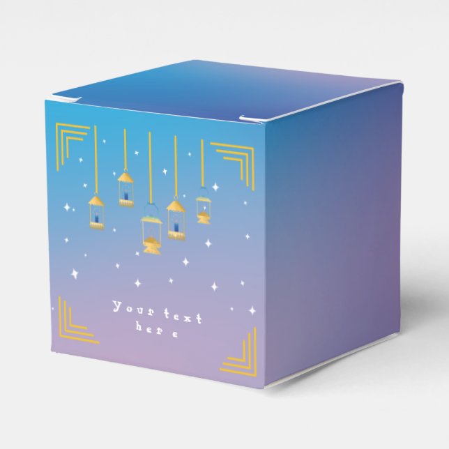 Ballotins Lanterne marocaine personnalisée (Verso)