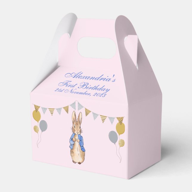 Ballotins Lapin de Pâques classique nom personnalisé (Verso)