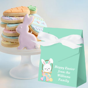 Ballotins Lapin de Pâques personnalisé Joyeuses Pâques Boîte