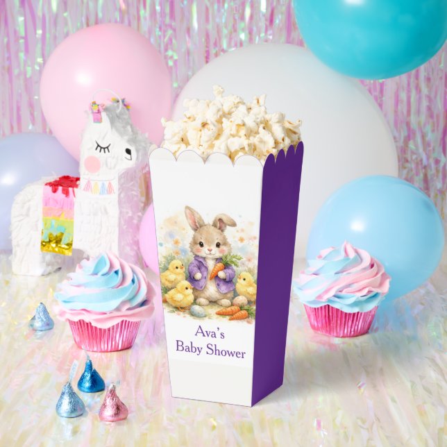 Ballotins Lapin de Pâques Veste Violette Baby Shower (Fête)