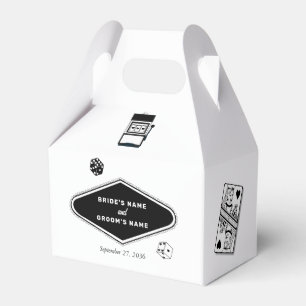 Ballotins Las Vegas Casino Destination Mariage Noir Blanc