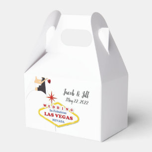 Ballotins Las Vegas Wedding Favor Box