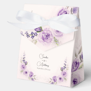Ballotins Lavande et mariage floue Favor Boxes