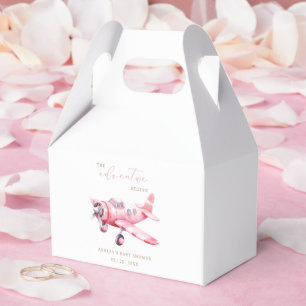 Ballotins L'aventure Commence Fille au Petit Avion Rose Baby