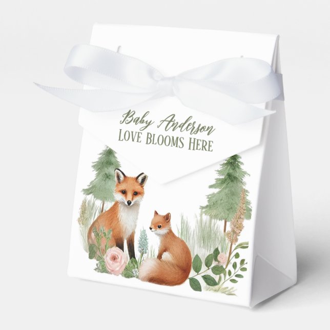 Ballotins Le Baby shower des animaux des bois (Verso)