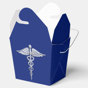 Ballotins Le chrome aiment le symbole Médicale de caducée