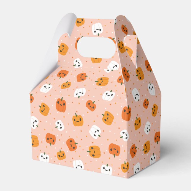 Ballotins Le Citrouille Cute Kawaii fait face au Motif (Verso)