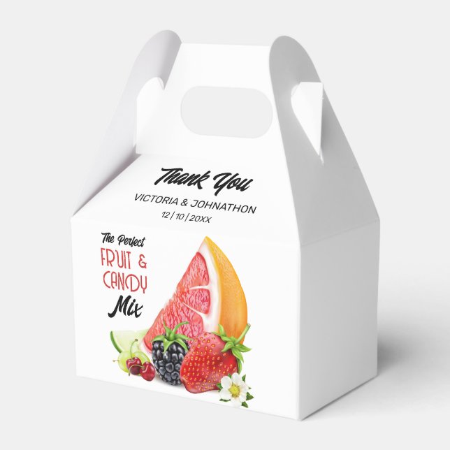 Ballotins Le Mariage de Merci Fruit Mix Parfait (Verso)
