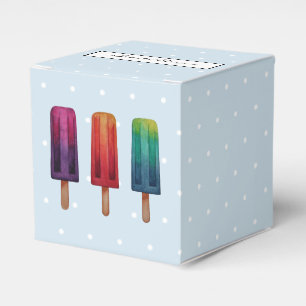 Ballotins Le mignon de Popsicle d'aquarelle crème