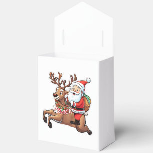 Ballotins Le Père Noël avec des cadeaux de paix