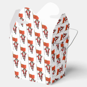 Ballotins Le père noël avec le drapeau de la Chine